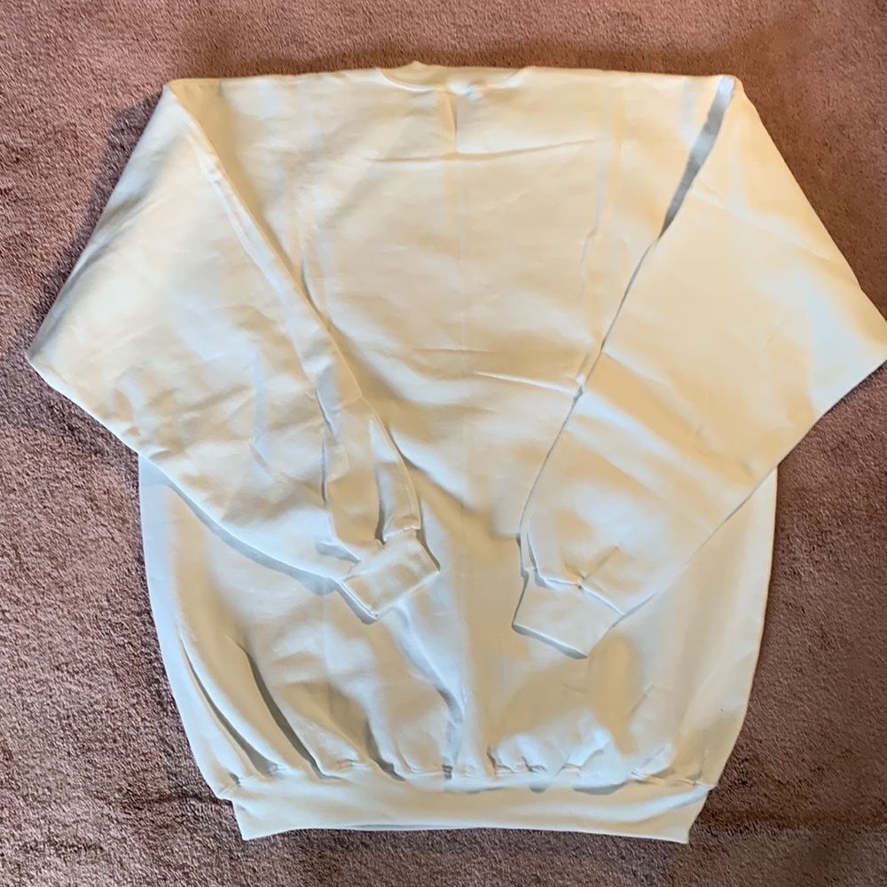 Vintage Hanes Hersheys Great American Chocolate Bar Sweatshirt White XL Mens - Picture 4 of 4